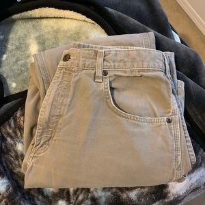 Brown Carhart Straight Leg Pants